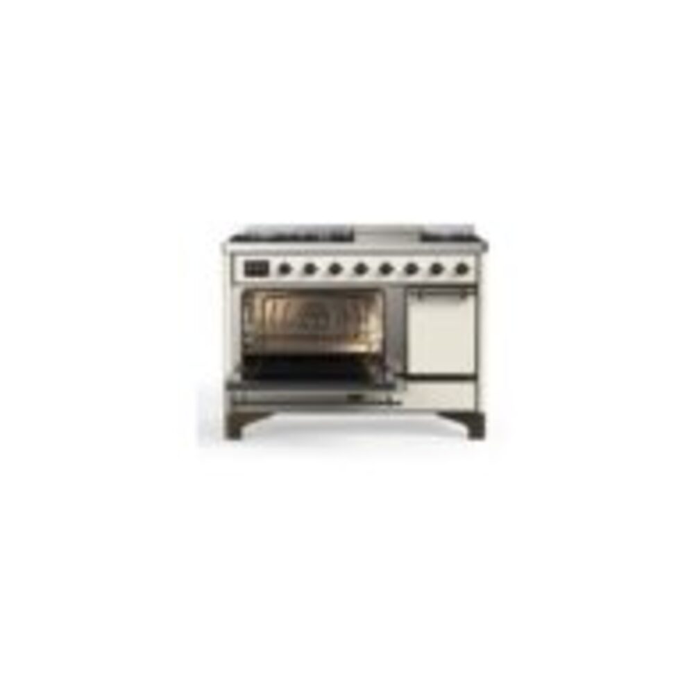 ILVE_UM12FDQNS3AWBLP_Majestic_II_48"_Dual_Fuel_Range_Left_Angle
