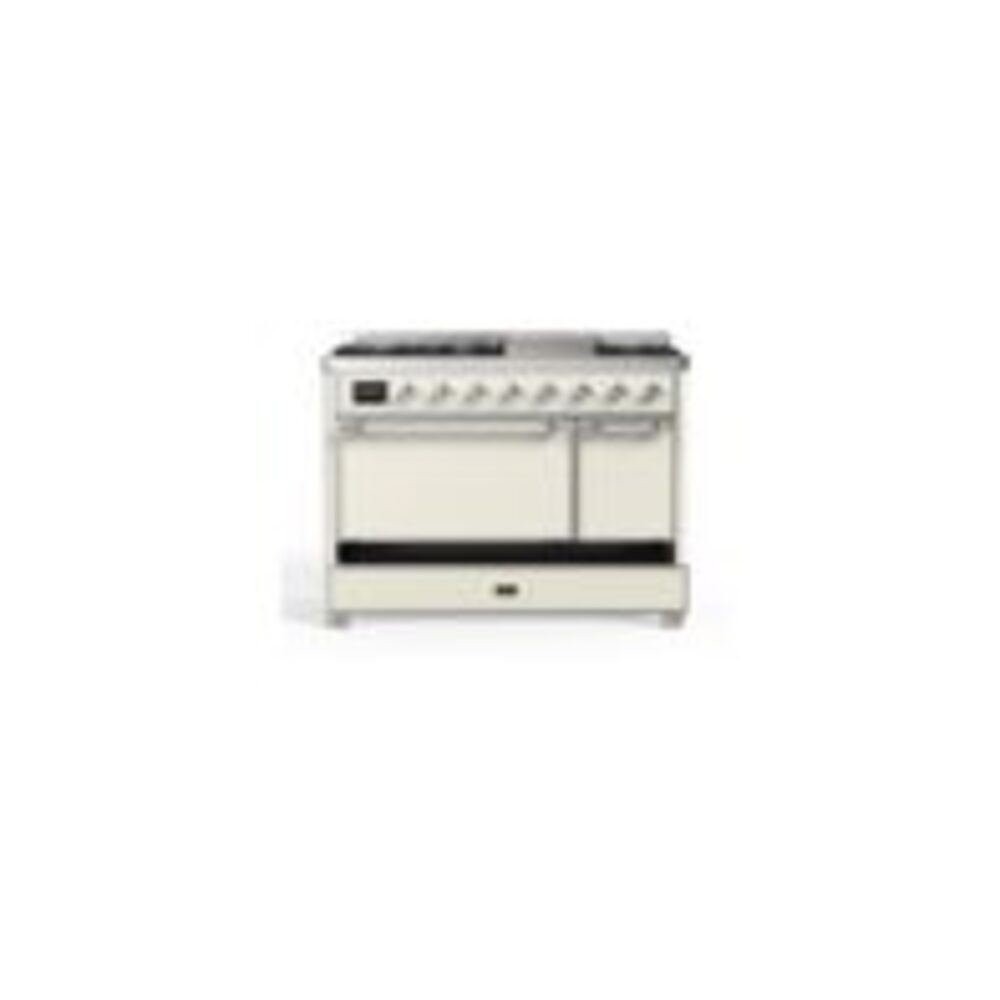 ILVE UM12F Majestic II 48 inch Dual Fuel Range with 8 Burners, Griddle