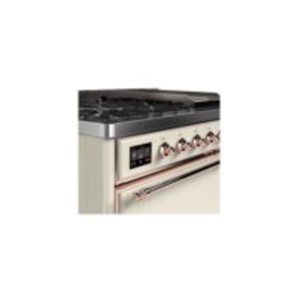 ILVE UM12F Majestic II 48 inch Dual Fuel Range with 8 Burners, Griddle