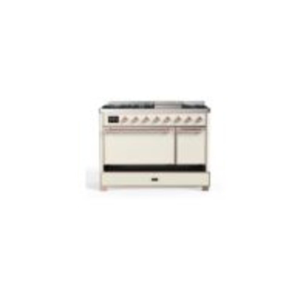 ILVE UM12F Majestic II 48 inch Dual Fuel Range with 8 Burners, Griddle