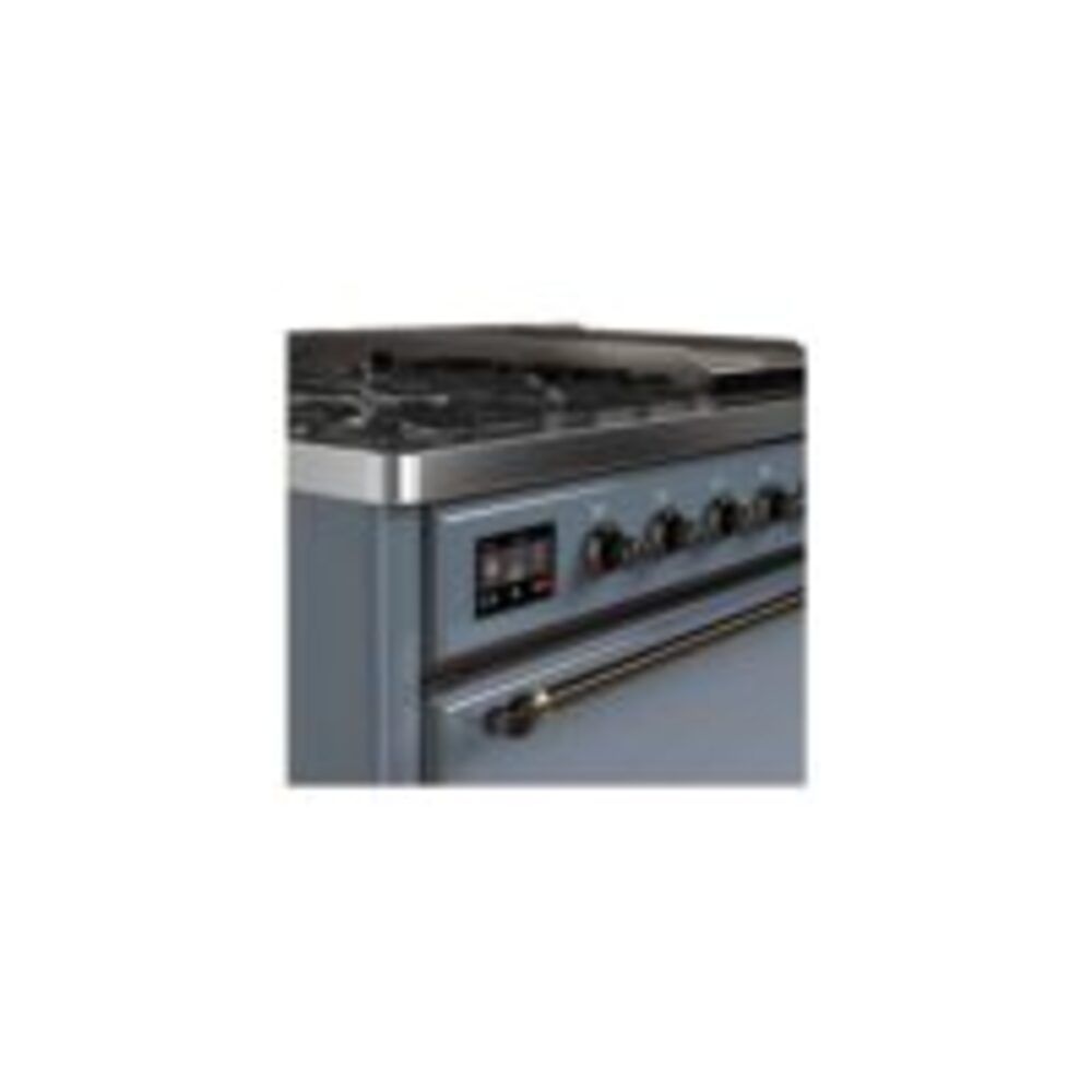 ILVE UM12F Majestic II 48 inch Dual Fuel Range with 8 Burners, Griddle