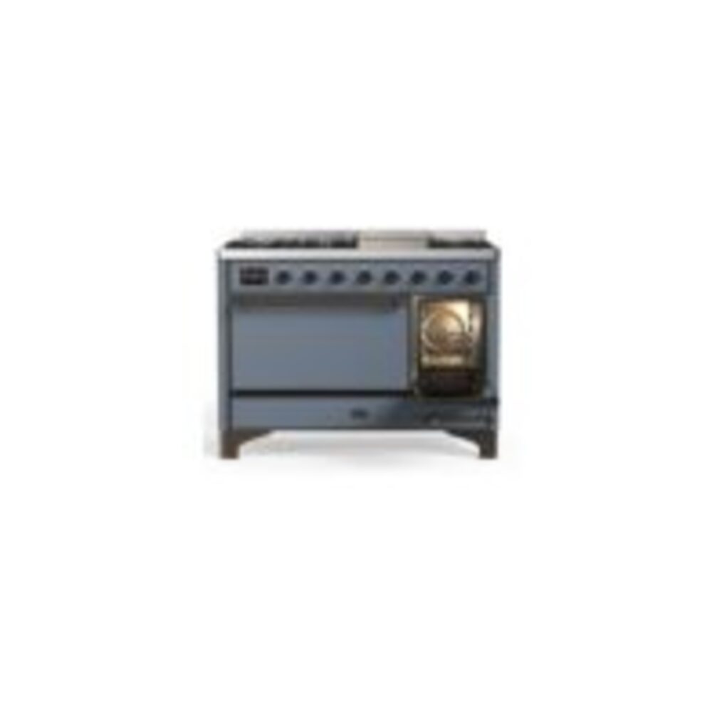 ILVE_UM12FDQNS3BGB_Majestic_II_48"_Dual_Fuel_Range_Right_Angle