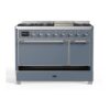 ILVE UM12F Majestic II 48 inch Dual Fuel Range with 8 Burners, Griddle