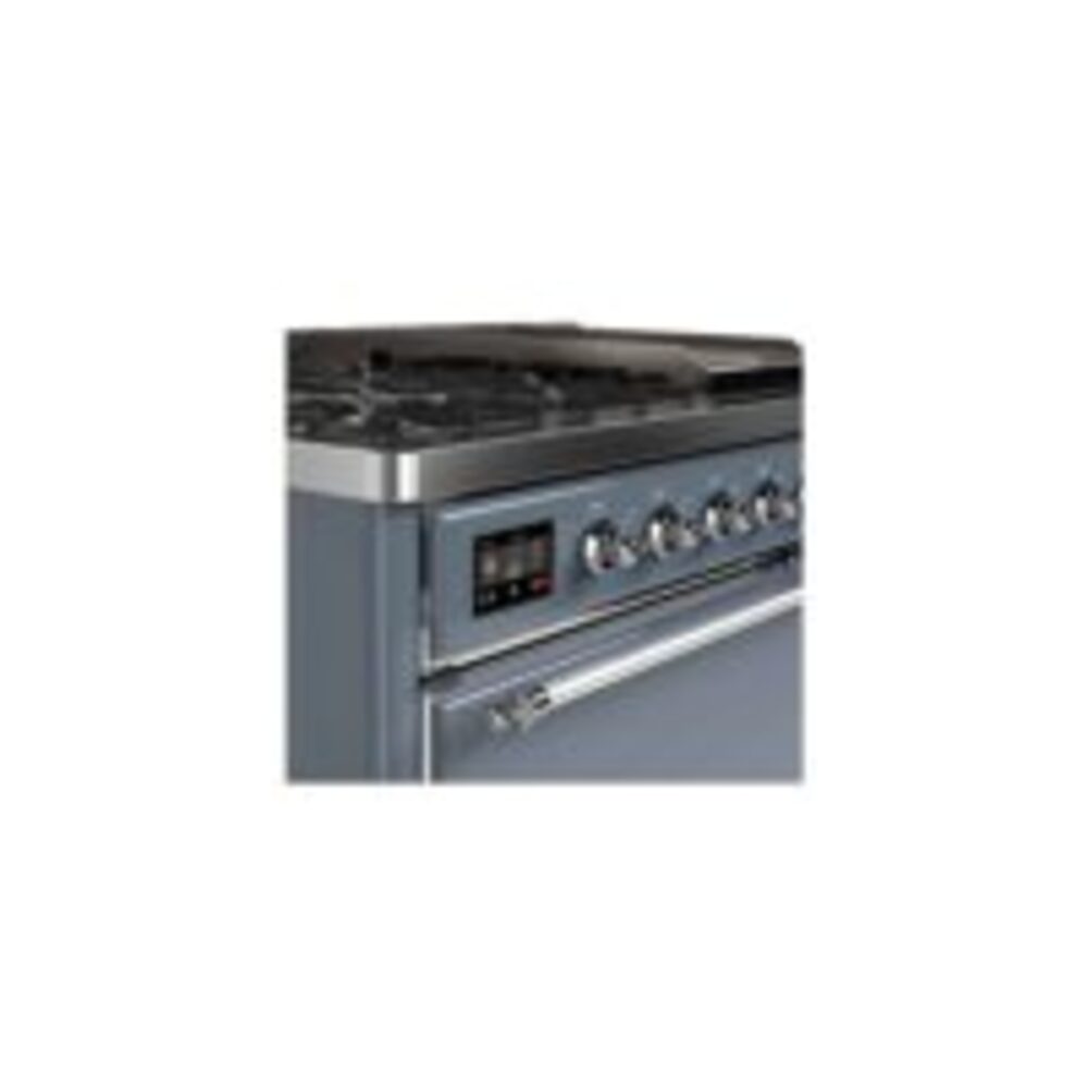 ILVE UM12F Majestic II 48 inch Dual Fuel Range with 8 Burners, Griddle