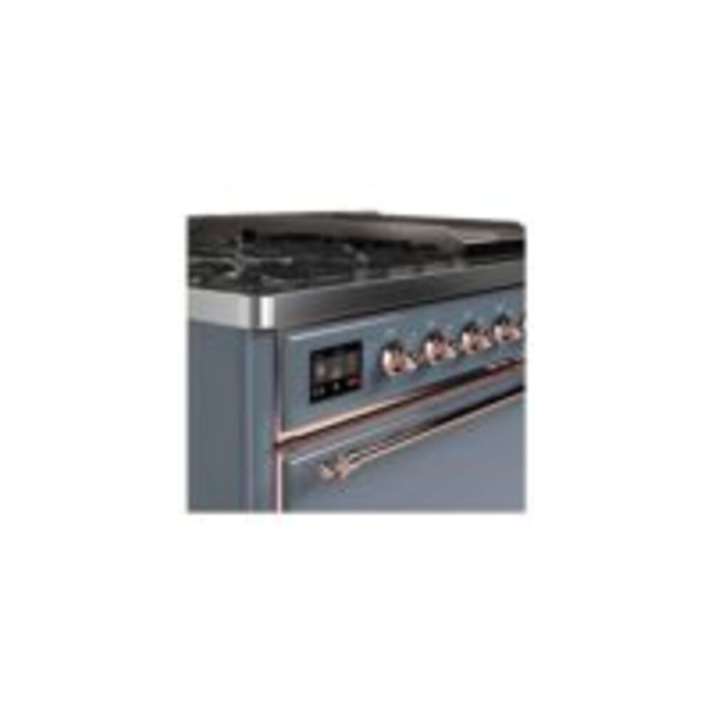 ILVE UM12F Majestic II 48 inch Dual Fuel Range with 8 Burners, Griddle
