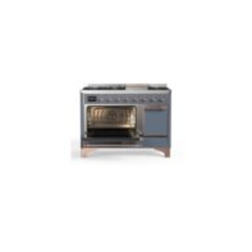 ILVE_UM12FDQNS3BGPLP_Majestic_II_48"_Dual_Fuel_Range_Right_Angle