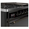 ILVE UM12F Majestic II 48 inch Dual Fuel Range with 8 Burners, Griddle