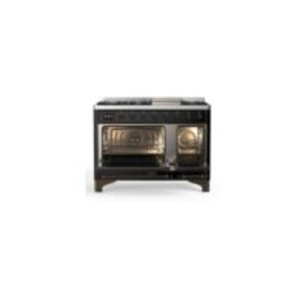 ILVE_UM12FDQNS3BKB_Majestic_II_48_Dual_Fuel_Range_Top_Angle