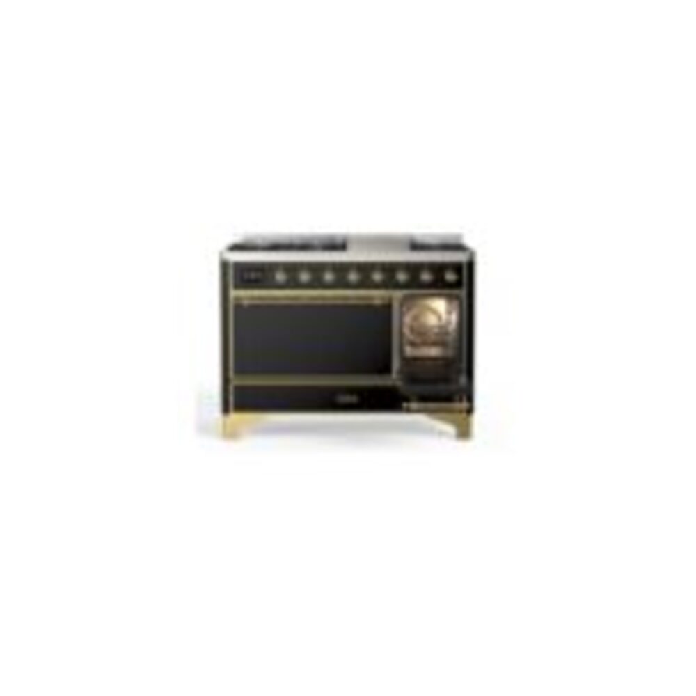 ILVE_UM12FDQNS3BKG_Majestic_II_48"_Dual_Fuel_Range_Right_Angle