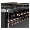 ILVE UM12F Majestic II 48 inch Dual Fuel Range with 8 Burners, Griddle