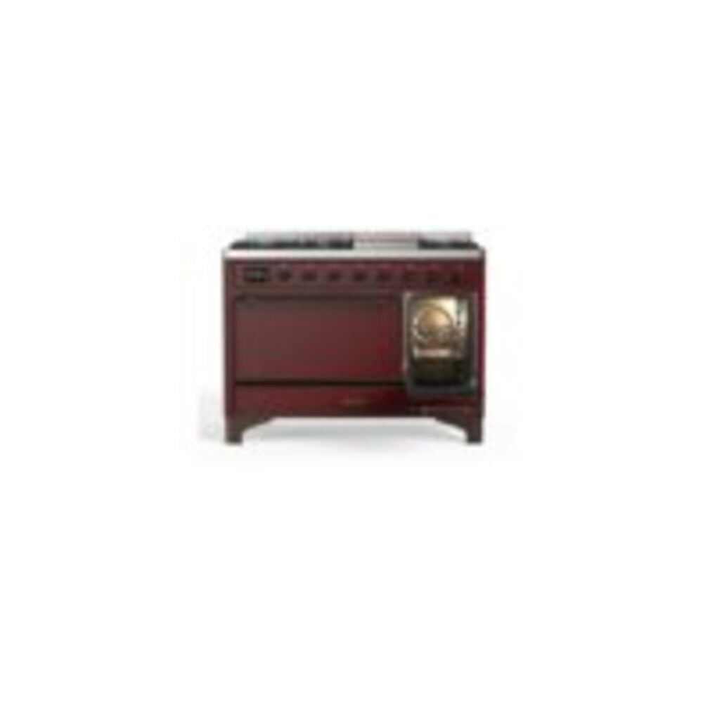 ILVE_UM12FDQNS3BUBLP_Majestic_II_48"_Dual_Fuel_Range_Right_Angle