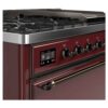 ILVE UM12F Majestic II 48 inch Dual Fuel Range with 8 Burners, Griddle