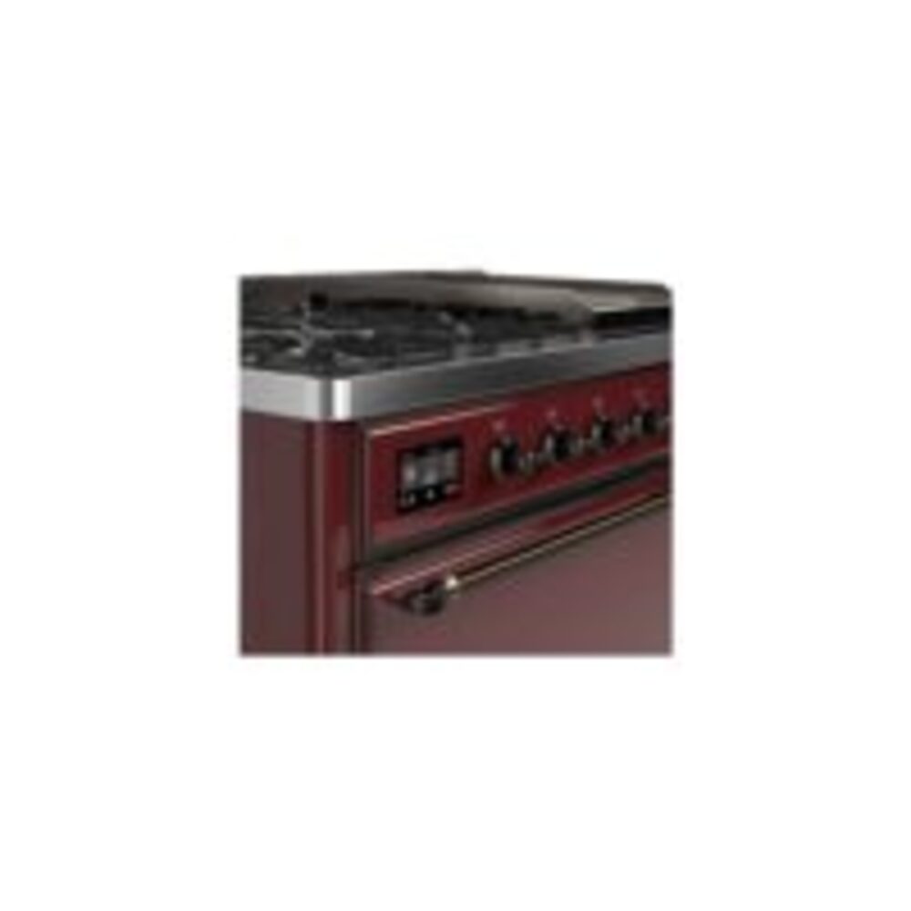 ILVE UM12F Majestic II 48 inch Dual Fuel Range with 8 Burners, Griddle
