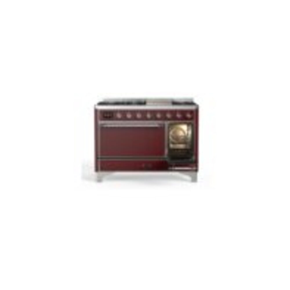 ILVE_UM12FDQNS3BUCLP_Majestic_II_48"_Dual_Fuel_Range_Right_Angle