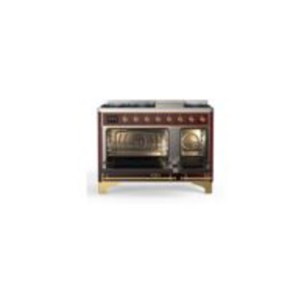 ILVE_UM12FDQNS3BUG_Majestic_II_48"_Dual_Fuel_Range_Top_Angle