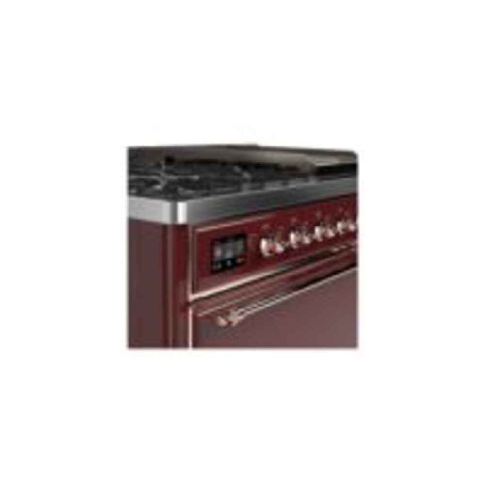 ILVE UM12F Majestic II 48 inch Dual Fuel Range with 8 Burners, Griddle