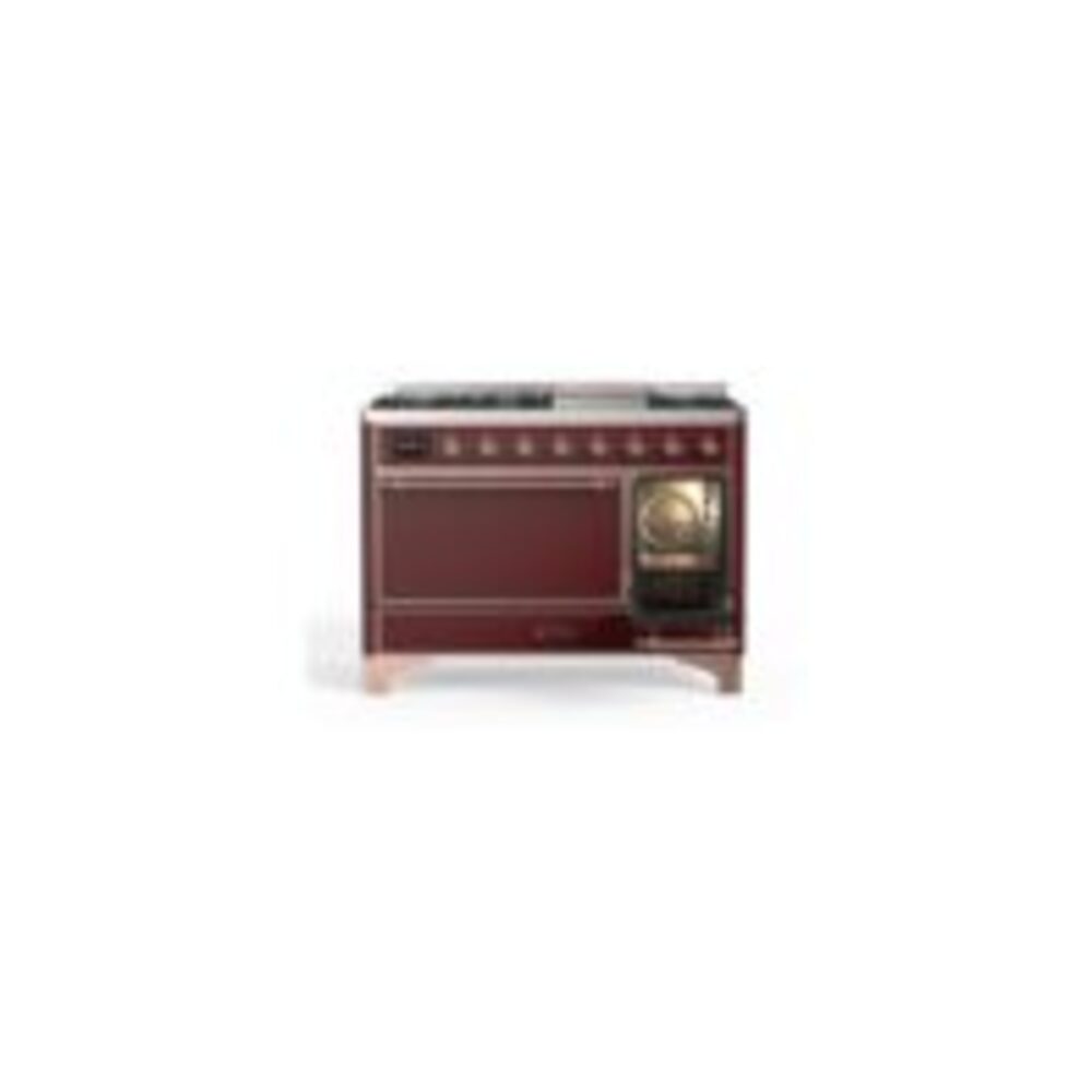 ILVE_UM12FDQNS3BUP_Majestic_II_48"_Dual_Fuel_Range_Right_Angle