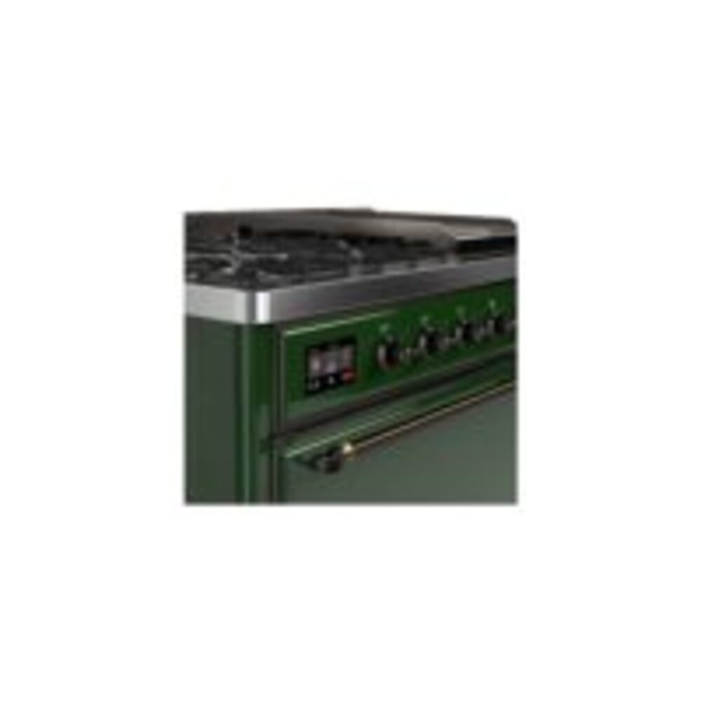 ILVE UM12F Majestic II 48 inch Dual Fuel Range with 8 Burners, Griddle