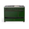ILVE UM12F Majestic II 48 inch Dual Fuel Range with 8 Burners, Griddle