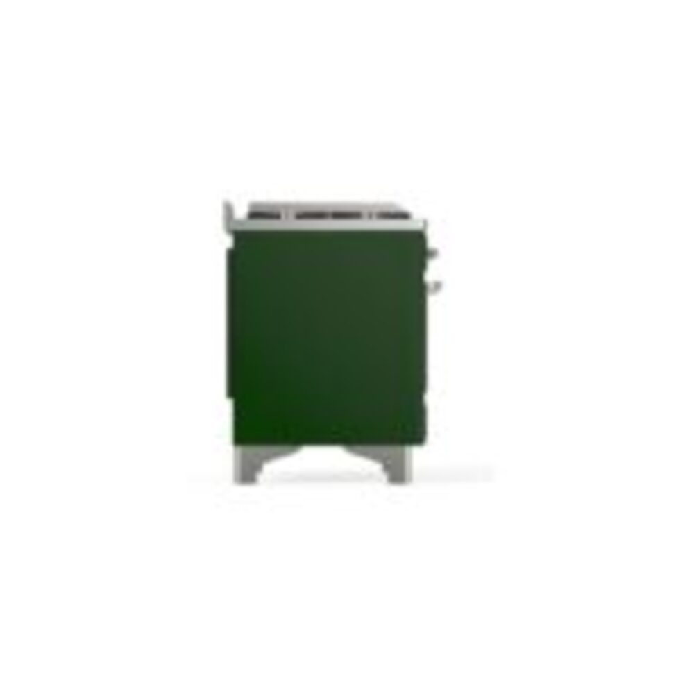 ILVE UM12F Majestic II 48 inch Dual Fuel Range with 8 Black Brass Burners, Griddle