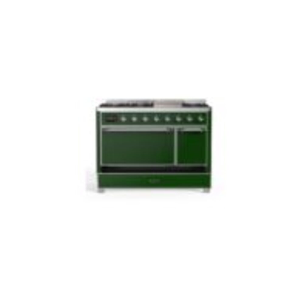 ILVE UM12F Majestic II 48 inch Dual Fuel Range with 8 Burners, Griddle