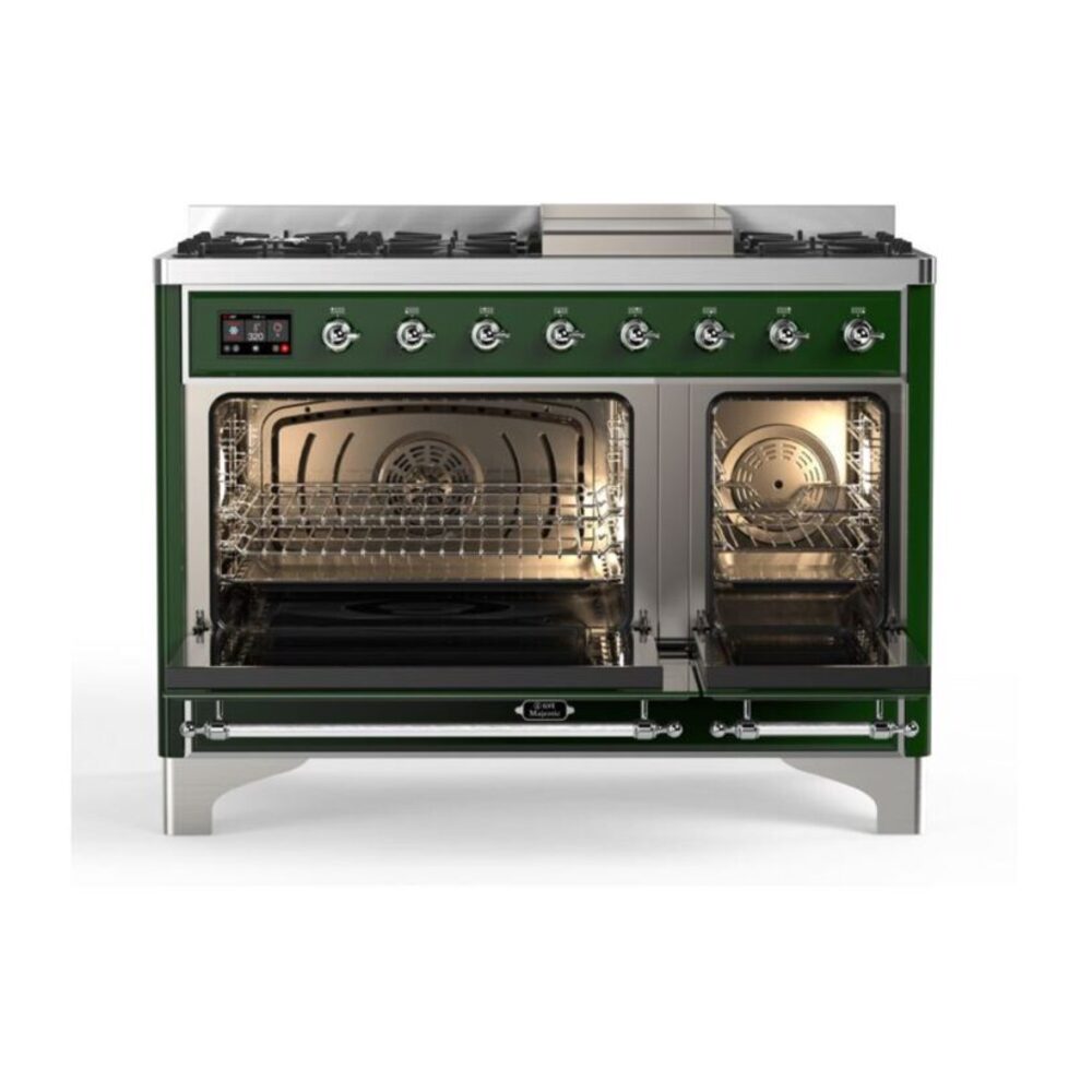 ILVE_UM12FDQNS3EGC_Majestic_II_48_Dual_Fuel_Range_Top_Angle
