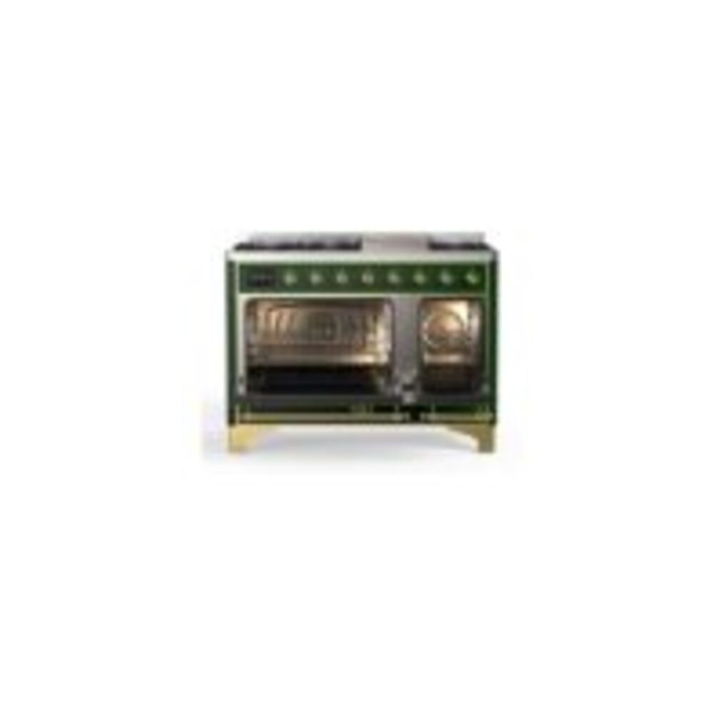 ILVE_UM12FDQNS3EGGLP_Majestic_II_48"_Dual_Fuel_Range_Top_Angle