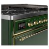 ILVE UM12F Majestic II 48 inch Dual Fuel Range with 8 Burners, Griddle