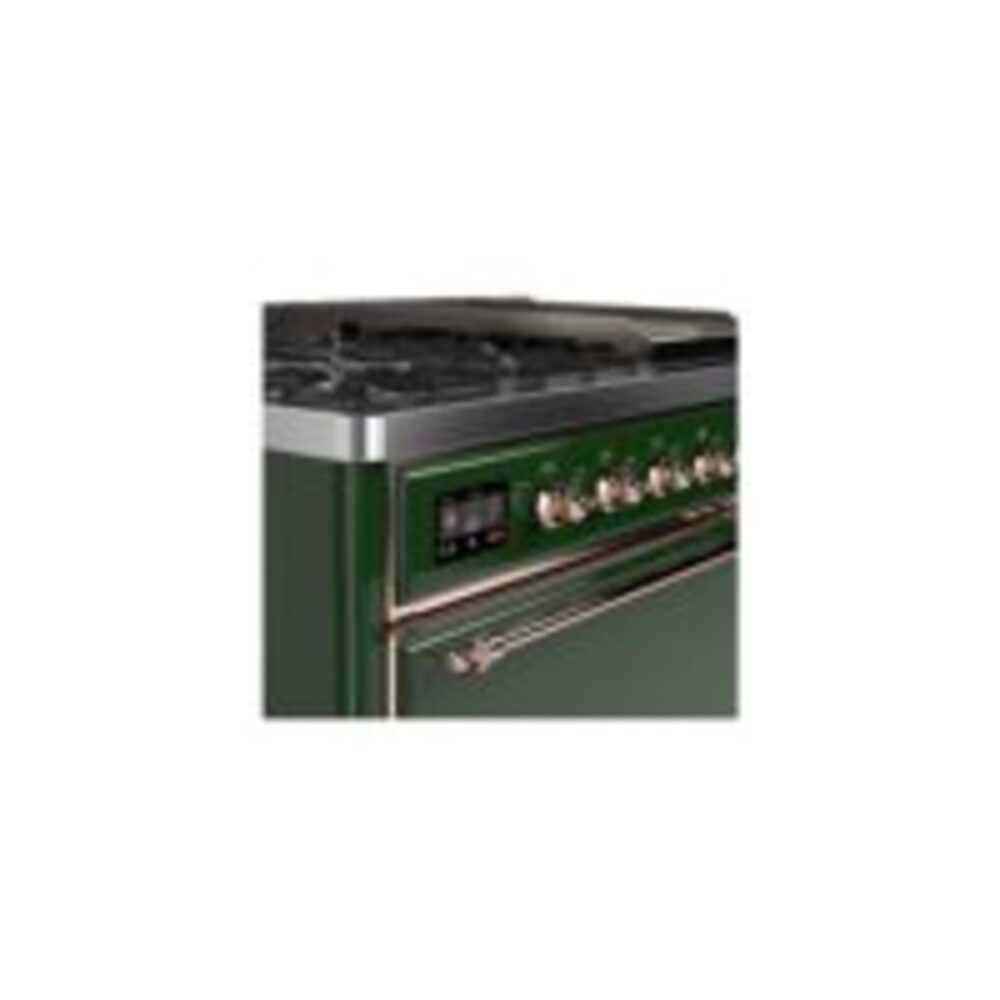 ILVE UM12F Majestic II 48 inch Dual Fuel Range with 8 Burners, Griddle
