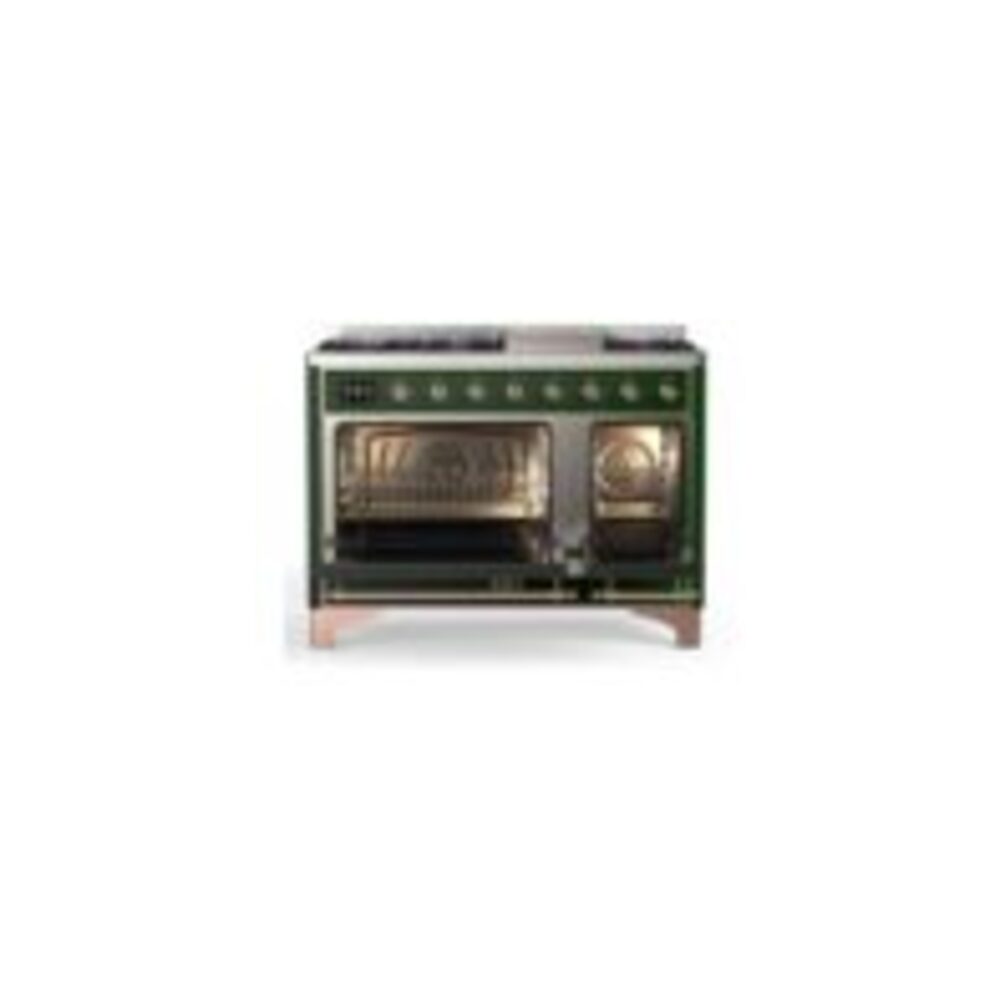 ILVE_UM12FDQNS3EGPLP_Majestic_II_48"_Dual_Fuel_Range_Top_Angle