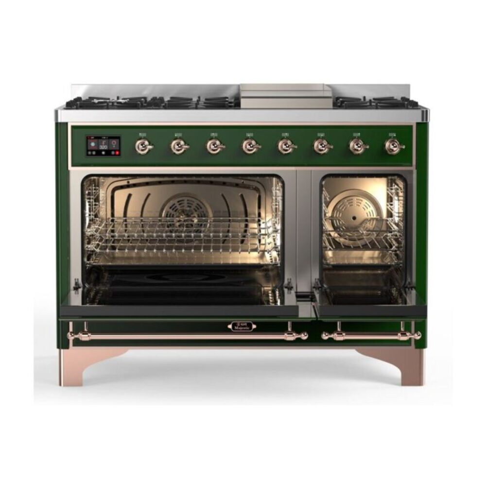 ILVE_UM12FDQNS3EGP_Majestic_II_48_Dual_Fuel_Range_Top_Angle