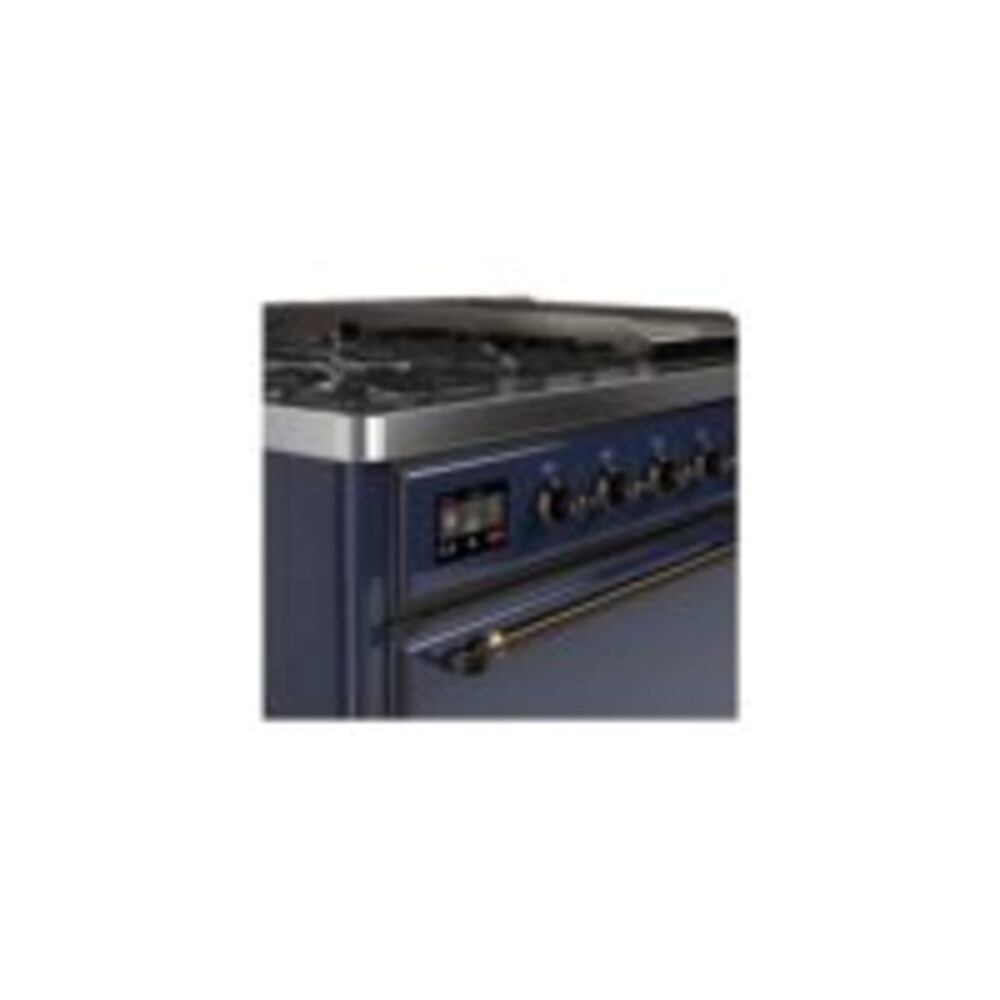 ILVE UM12F Majestic II 48 inch Dual Fuel Range with 8 Burners, Griddle
