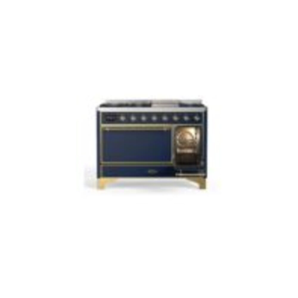 ILVE_UM12FDQNS3MBG_Majestic_II_48"_Dual_Fuel_Range_Right_Angle