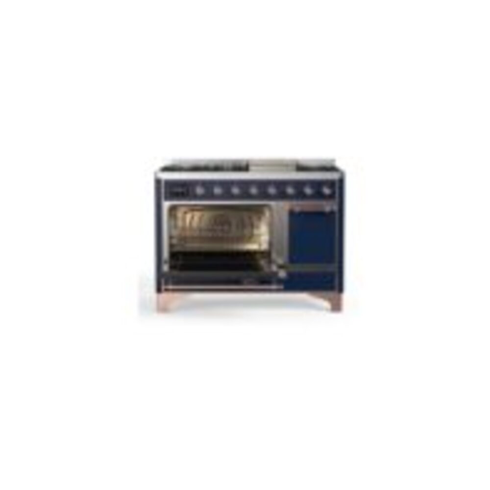 ILVE_UM12FDQNS3MBPLP_Majestic_II_48"_Dual_Fuel_Range_Left_Angle
