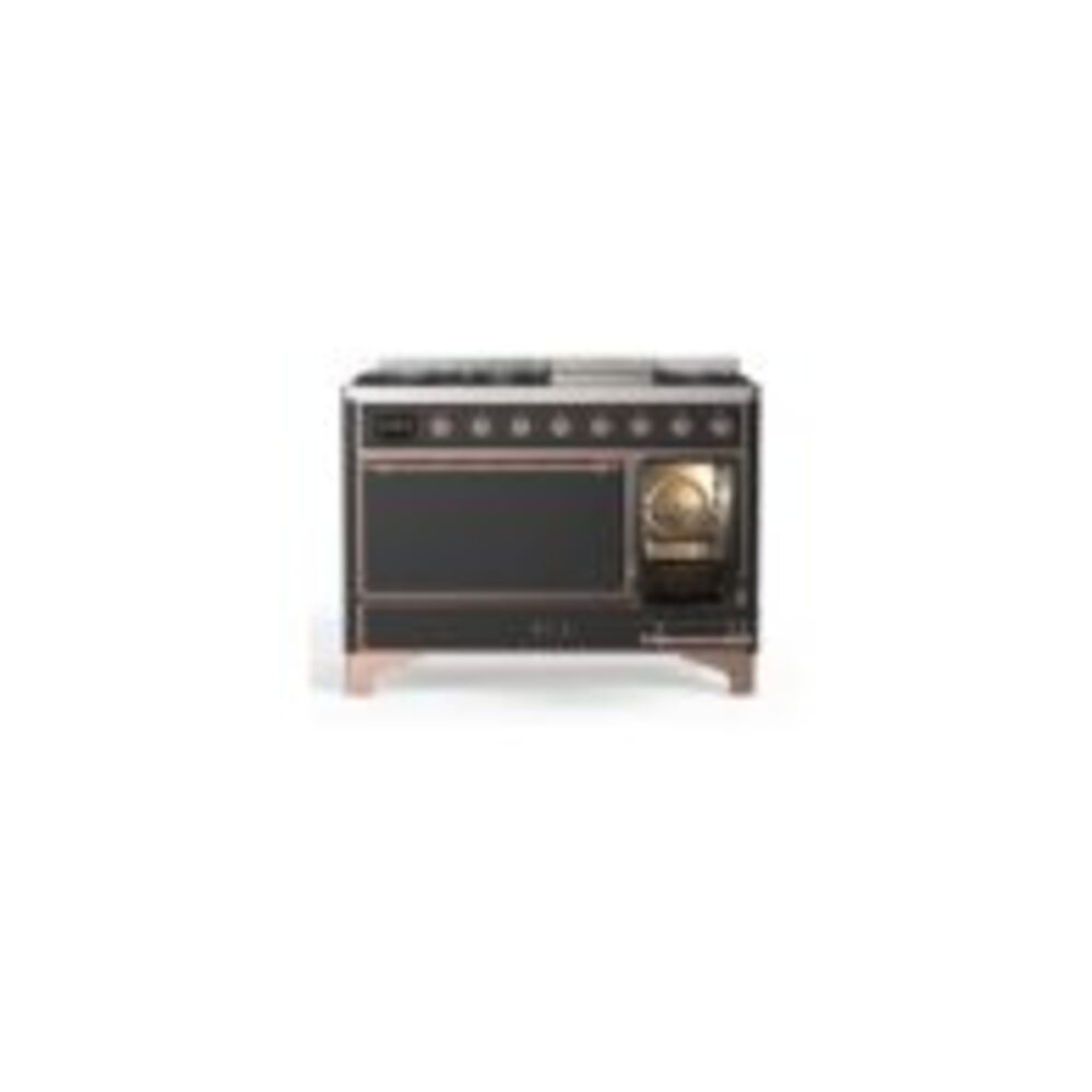 ILVE_UM12FDQNS3MGP_Majestic_II_48"_Dual_Fuel_Range_Right_Angle