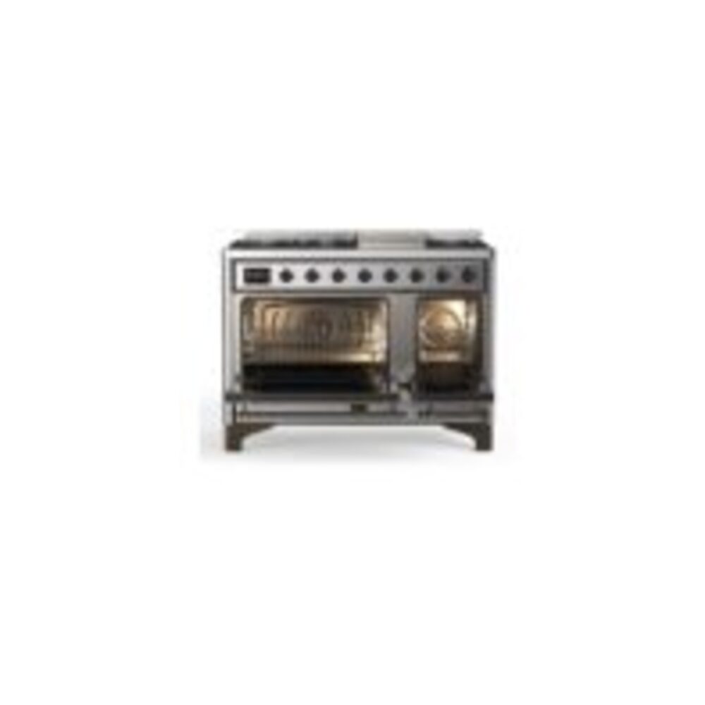 ILVE_UM12FDQNS3SSB_Majestic_II_48_Dual_Fuel_Range_Top_Angle