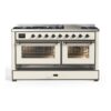ILVE UM15F Majestic II 60 inch Dual Fuel Range with 9 Burners, Griddle