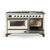 ILVE UM15F Majestic II 60 inch Dual Fuel Range with 9 Burners, Griddle