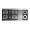 ILVE_UM15FDNS3AWC_Majestic_II_60"_Dual_Fuel_Range_cooktop
