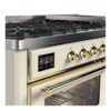 ILVE UM15F Majestic II 60 inch Dual Fuel Range with 9 Burners, Griddle