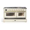 ILVE UM15F Majestic II 60 inch Dual Fuel Range with 9 Burners, Griddle