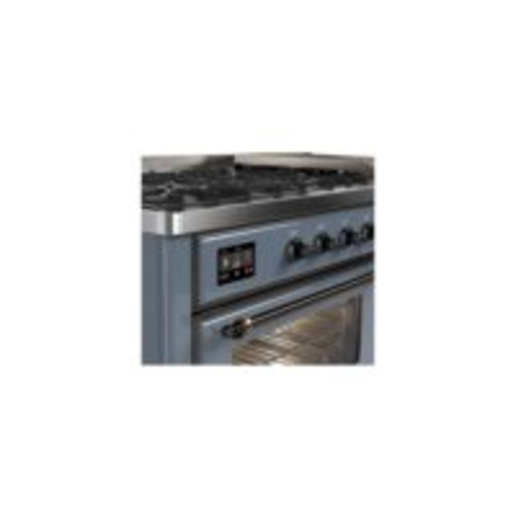 ILVE_UM15FDNS3BGBLP_Majestic_II_60"_Dual_Fuel_Range_left_side