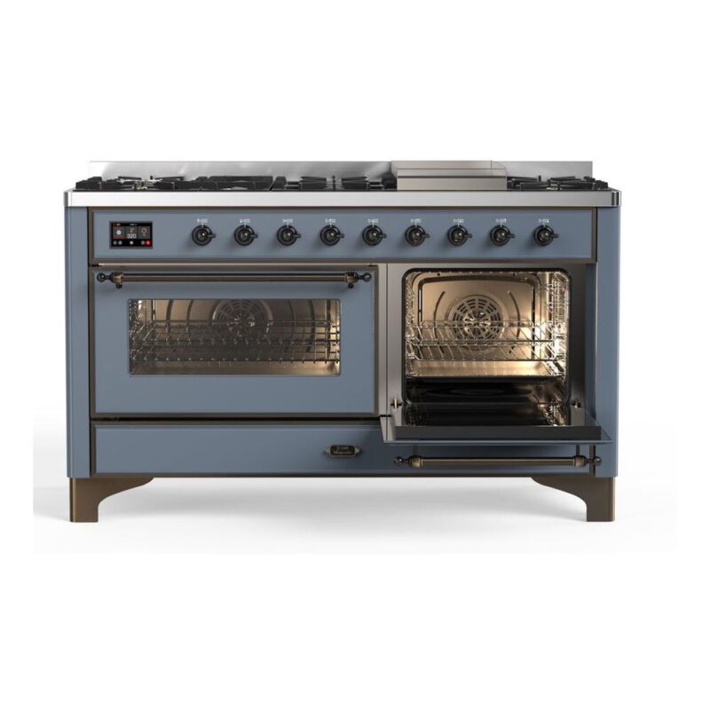 ILVE_UM15FDNS3BGB_Majestic_II_60"_Dual_Fuel_Range_rear_view