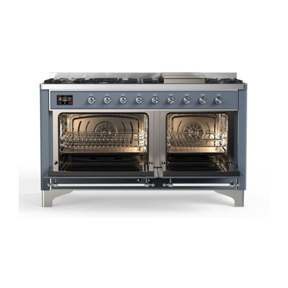 ILVE_UM15FDNS3BGC_Majestic_II_60"_Dual_Fuel_Range_front