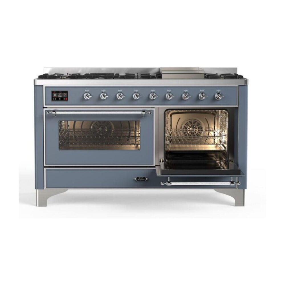 ILVE_UM15FDNS3BGC_Majestic_II_60"_Dual_Fuel_Range_right_oven
