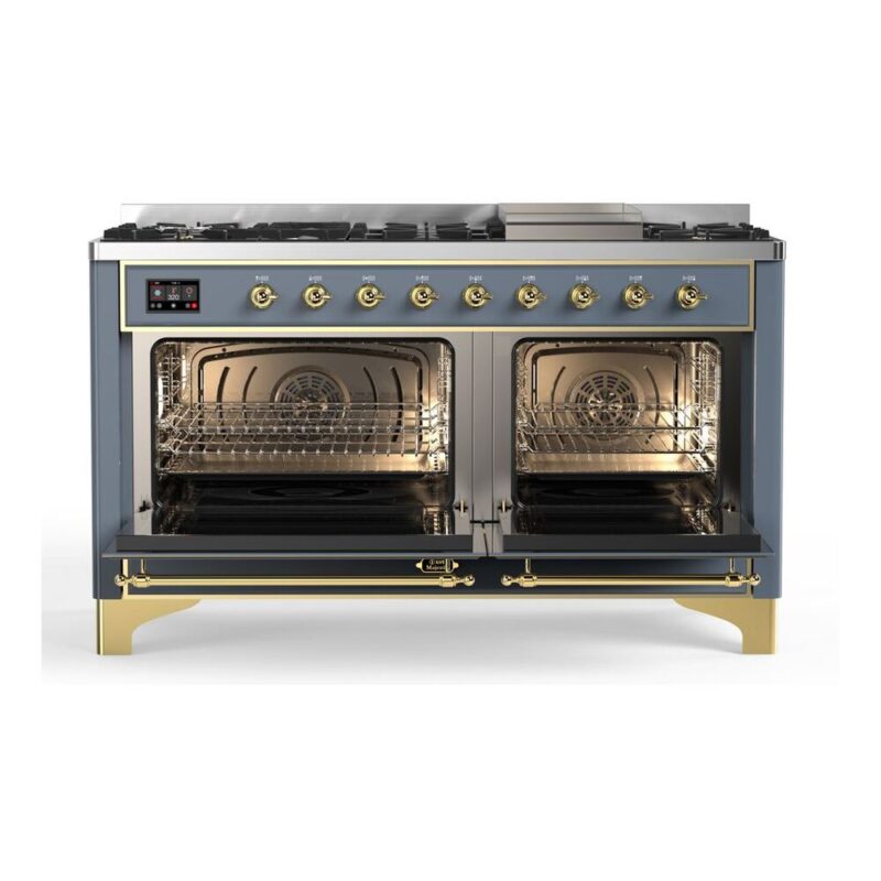 ILVE_UM15FDNS3BGG_Majestic_II_60"_Dual_Fuel_Range_front