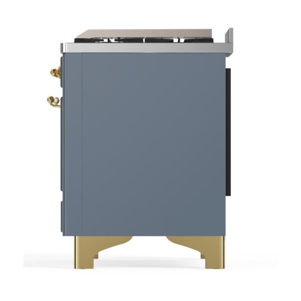 ILVE_UM15FDNS3BGG_Majestic_II_60"_Dual_Fuel_Range_right_side