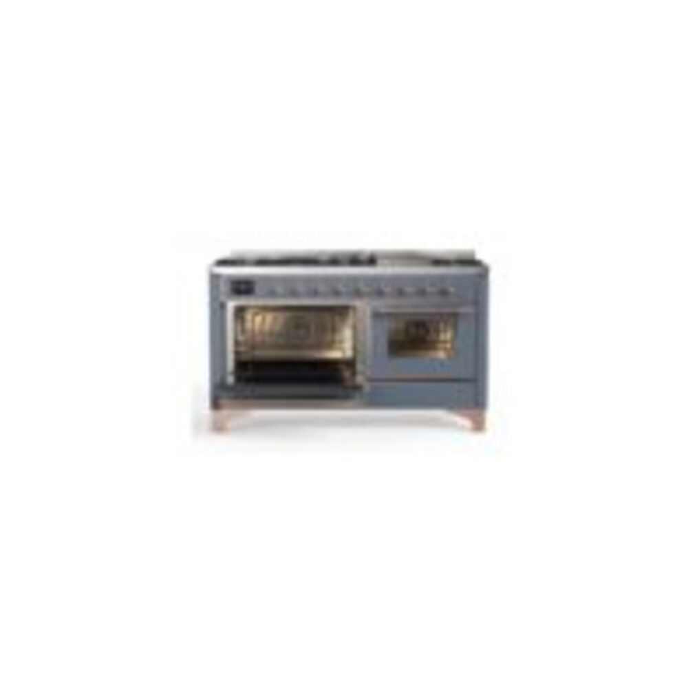 ILVE_UM15FDNS3BGPLP_Majestic_II_60"_Dual_Fuel_Range_left_oven