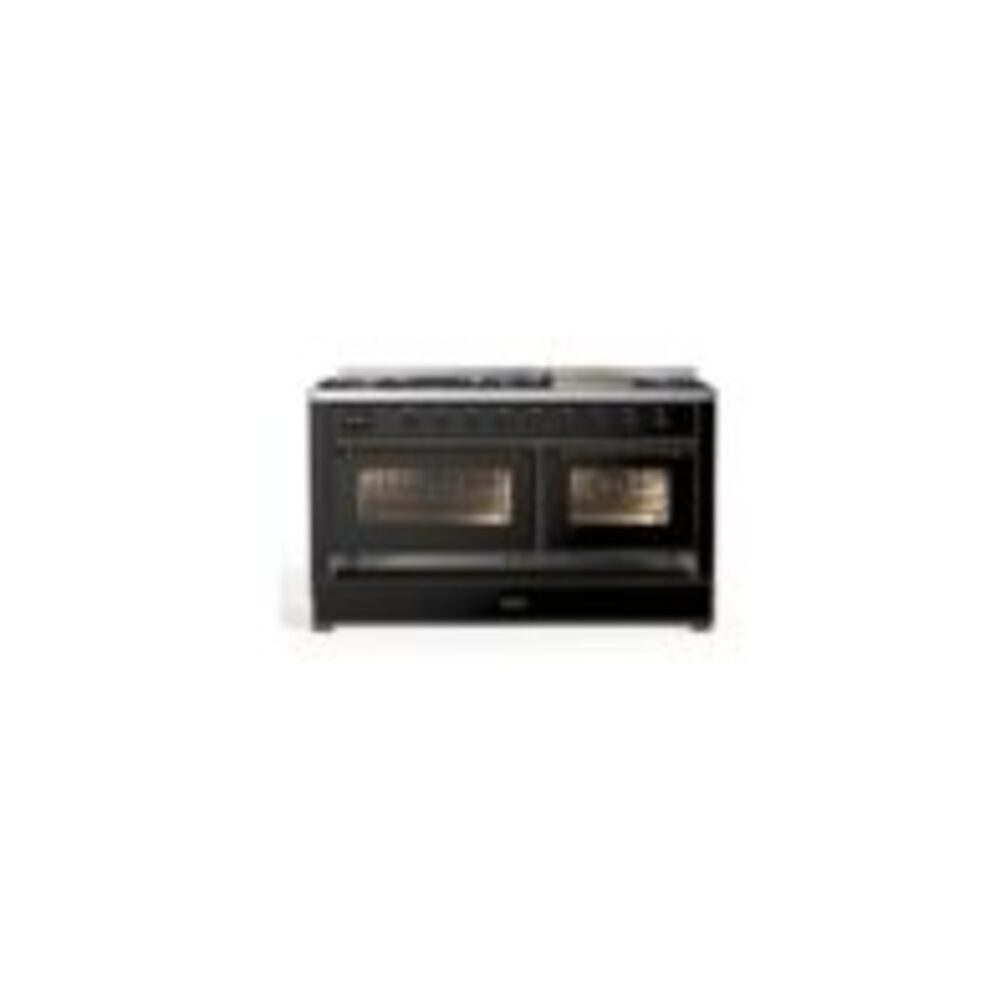 ILVE UM15F Majestic II 60 inch Dual Fuel Range with 9 Burners, Griddle