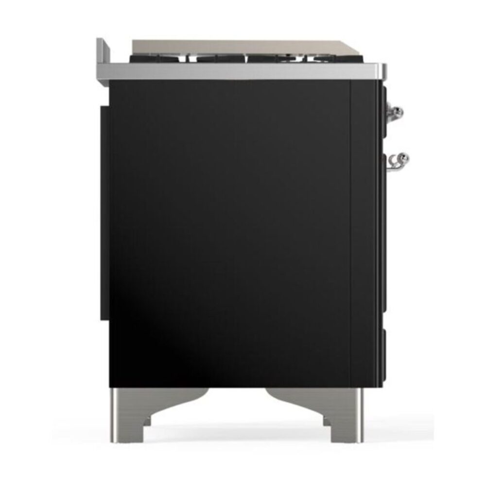 ILVE_UM15FDNS3BKC_Majestic_II_60"_Dual_Fuel_Range_Left_Angle